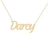 Gold Name Necklace - Darcy